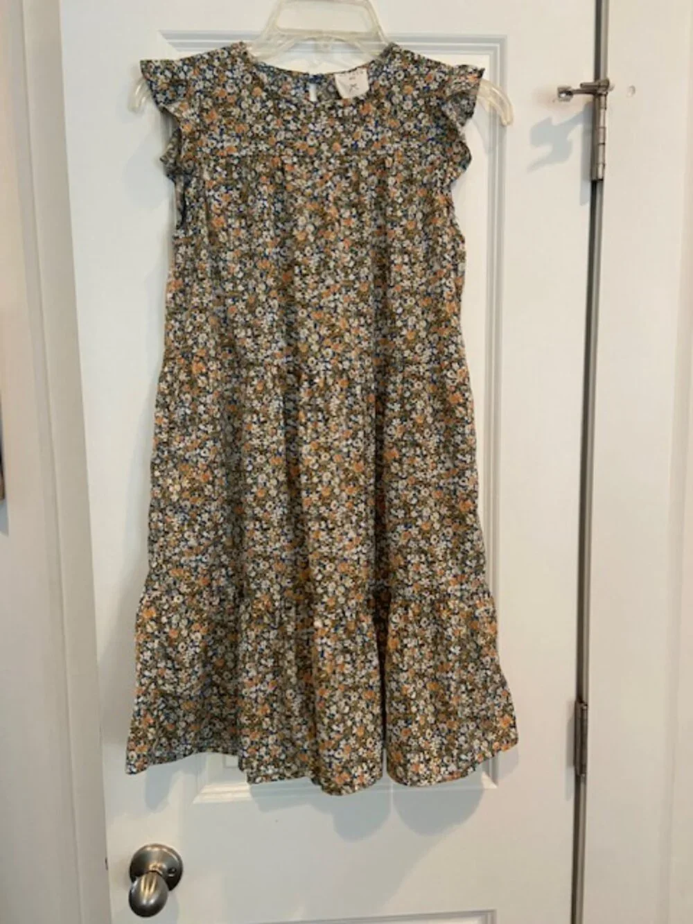 Hayden Girls Size XL (13-14 y.o.) Floral Dress with Flutter Sleeves
